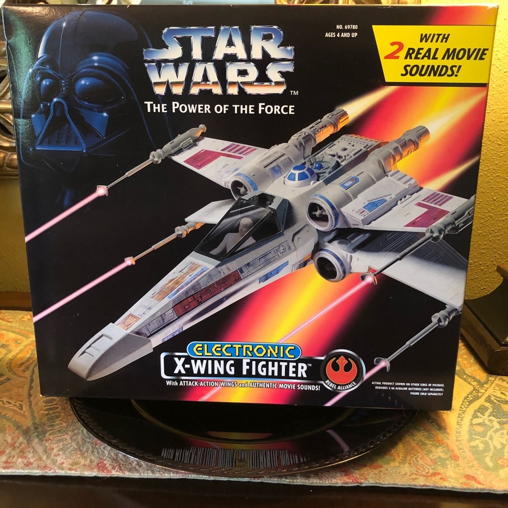 Star Wars 1995 Electronic X-Wing Fighter